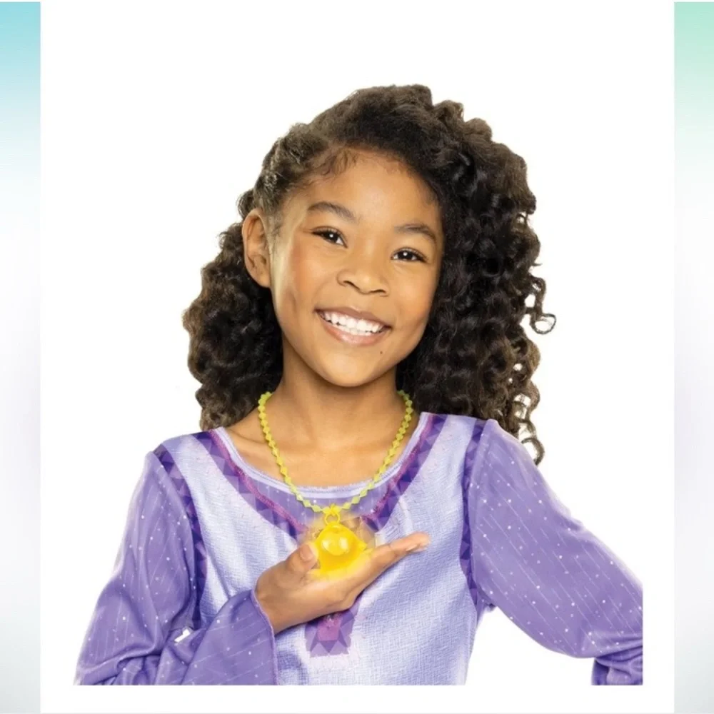 Disney Necklace with Yellow Light-Up Star - Picture 2 of 3